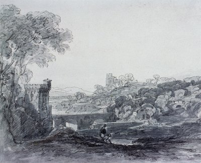 View in Italy by Augustus Wall Callcott